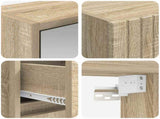 Bathroom Furniture Set 4 pcs Sonoma Oak 3407465