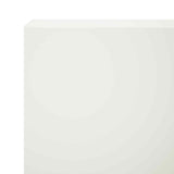 Garden Cover Profile 10 pcs 100 x 5 x 15 cm Steel White 8012937