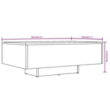 Coffee Table Grey Sonoma 85x55x31 cm Engineered Wood 815760