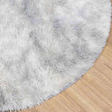 Shaggy Rug High Pile NAVARRA Silver Grey 300x200 cm Polyester 4102940