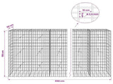 Gabion with 3.5 mm Wire and 5x10 cm Mesh 650x20x150 cm 3462655