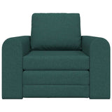 Sofa Bed Dark Green 98 x 71 x 83 cm Fabric 4106659