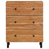 Side Cabinets 2 pcs 60x33x75 cm Solid Wood Acacia 3206285