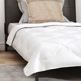 All-Season Duvet with Pillow 2 pcs White Microfiber 3376495