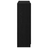 3 Piece Kitchen Cabinet Set Black Engineered Wood 3324152
