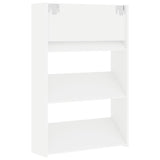 Wall Shoe Cabinet White 60x18x90 cm Engineered Wood 806759