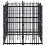 Outdoor Dog Kennel Steel 5.53 m 3097938