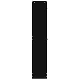 Shoe Cabinet Black 59x17x81 cm Engineered Wood 342536