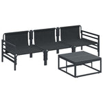 Garden Sofa Set Anthracite Steel 3378963