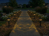 Outdoor Solar Lights with Ground Spike 24 pcs Warm White 42 cm 42042714