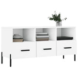 TV Cabinet White 102x36x50 cm Engineered Wood 829044