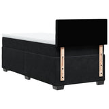 Box Spring Bed with Mattress Black 80x200 cm Velvet 3286176