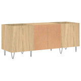 Record Cabinet Sonoma Oak 121x38x48 cm Engineered Wood 831679