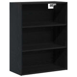 Highboard Black Oak 69.5 x 34 x 180 cm Engineered Wood 3333092