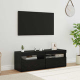 TV Cabinet 2 pcs Black Oak 60 x 35 x 40 cm Engineered Wood 862556
