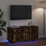 TV Cabinet Smoked Oak 100 x 38 x 49 cm Engineered Wood 869670