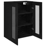 Wall Mounted Cabinet Black Oak 69.5 x 34 x 90 cm 882746