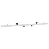 Sliding Door Hardware Kit 152.4 cm Steel White 42055682