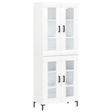 Highboard White 69.5x34x180 cm Engineered Wood 3198273