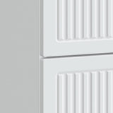 Bedside Cabinet White 62 x 34.5 x 47.5 cm Engineered Wood 893855
