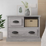 Bedside Cabinet Grey Sonoma 60x39x45 cm 816366