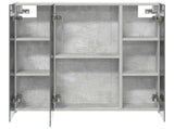 Bathroom Mirror Cabinet Concrete Grey 70 x 14.5 x 70 cm 889090