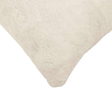 Cushion Cover 6 pcs HEERLEN White 70 x 70 cm Faux Rabbit Fur 913458