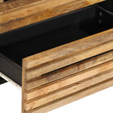 Sideboards 3 pcs 60x34x75 cm Solid Wood Rough Mango 3217079