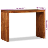 Console Table Solid Wood with Honey Finish 110x40x76 cm 244671