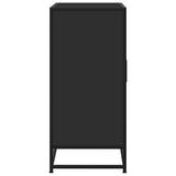 Sideboard Black 68x35x76 cm Engineered Wood and Metal 848969