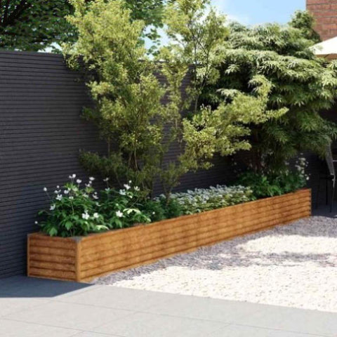 Garden Raised Bed 482x50x36 cm Corten Steel 151979