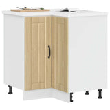 Kitchen Corner Base Cabinet Lucca Sonoma Oak Engineered Wood 853750