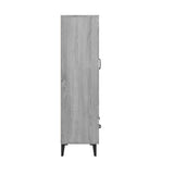Highboard Grey Sonoma 70x31x115 cm Engineered Wood 817481