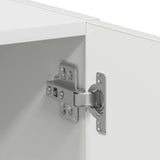 Washing Machine Cabinet White 64x24x190 cm Engineered Wood 859127