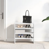 Shoe Racks 2 pcs Stackable White 60x30x30.5 cm 858858