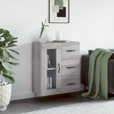 Sideboard Grey Sonoma 69.5x34x90 cm Engineered Wood 828042