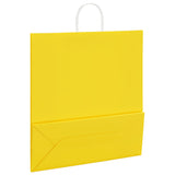 ZNTS Paper Bags 50 pcs with Handles Yellow 45x17x48 cm 4101779