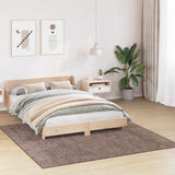 Anti-slip Shaggy Rug Brown 200 x 200 cm PP 4019796
