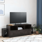 TV Cabinet Black 99x39x44 cm Steel 841733