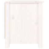Shoe Cabinet White 70x38x45.5 cm Solid Wood Pine 813780