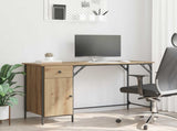 Computer Desk Artisan Oak 131 x 48 x 75 cm Engineered Wood 882833