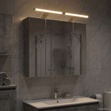 Bathroom Mirror Cabinet Concrete Grey 60 x 14.5 x 50 cm 889082