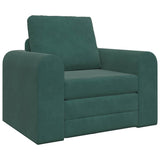 Sofa Bed Dark Green 98 x 71 x 83 cm Velvet 4106668