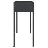 Garden Planters 2 pcs Anthracite Galvanised Steel 3154237