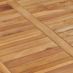 Garden Dining Table 80x80x80 cm Solid Teak Wood 49384