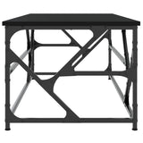 Coffee Table Black 100x50x40 cm Engineered Wood 834125