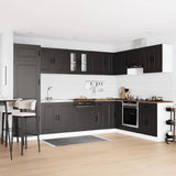 Kitchen Cabinet Kalmar Black 80 x 46 x 81.5 cm Engineered Wood 3315002