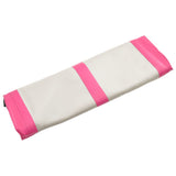 Inflatable Gymnastics Mat with Pump 800x100x20 cm PVC Pink 92691