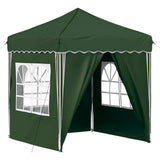 Pop-up Party Tent 195 x 195 x 245 cm Green Oxford Fabric 42019739