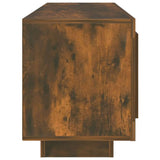 TV Cabinet Smoked Oak 102x35x45 cm Engineered Wood 817225